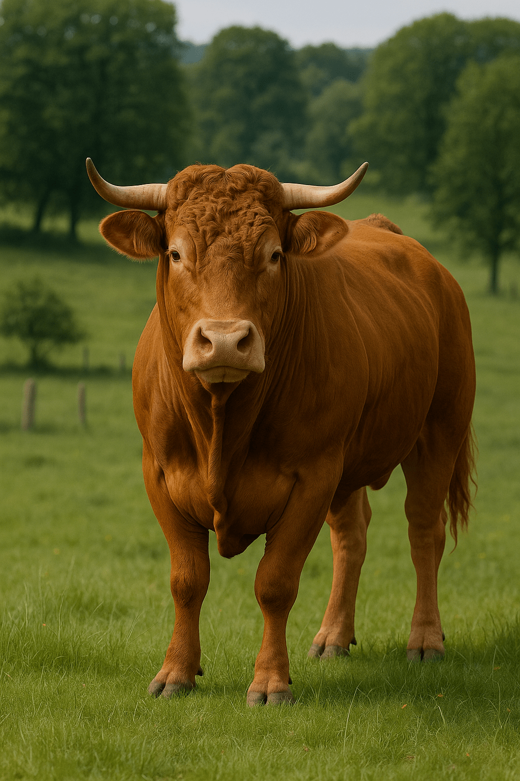 La Limousine - Race emblématique du terroir corrézien, la Limousine se distingue par sa robe fauve et sa silhouette élégante. Élevée en plein air sur les prairies naturelles, elle est reconnue pour sa viande de qualité exceptionnelle : tendre, savoureuse et peu grasse.
Rustique et facile à élever, elle s’adapte parfaitement aux conditions locales. Sa viande bénéficie des labels Label Rouge et IGP "Bœuf Limousin", gages d’un élevage respectueux et traditionnel.
La Limousine, c’est tout le savoir-faire corrézien dans une viande d’exception.